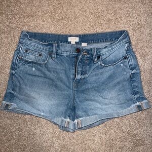 J. Crew Women's Blue Denim Shorts